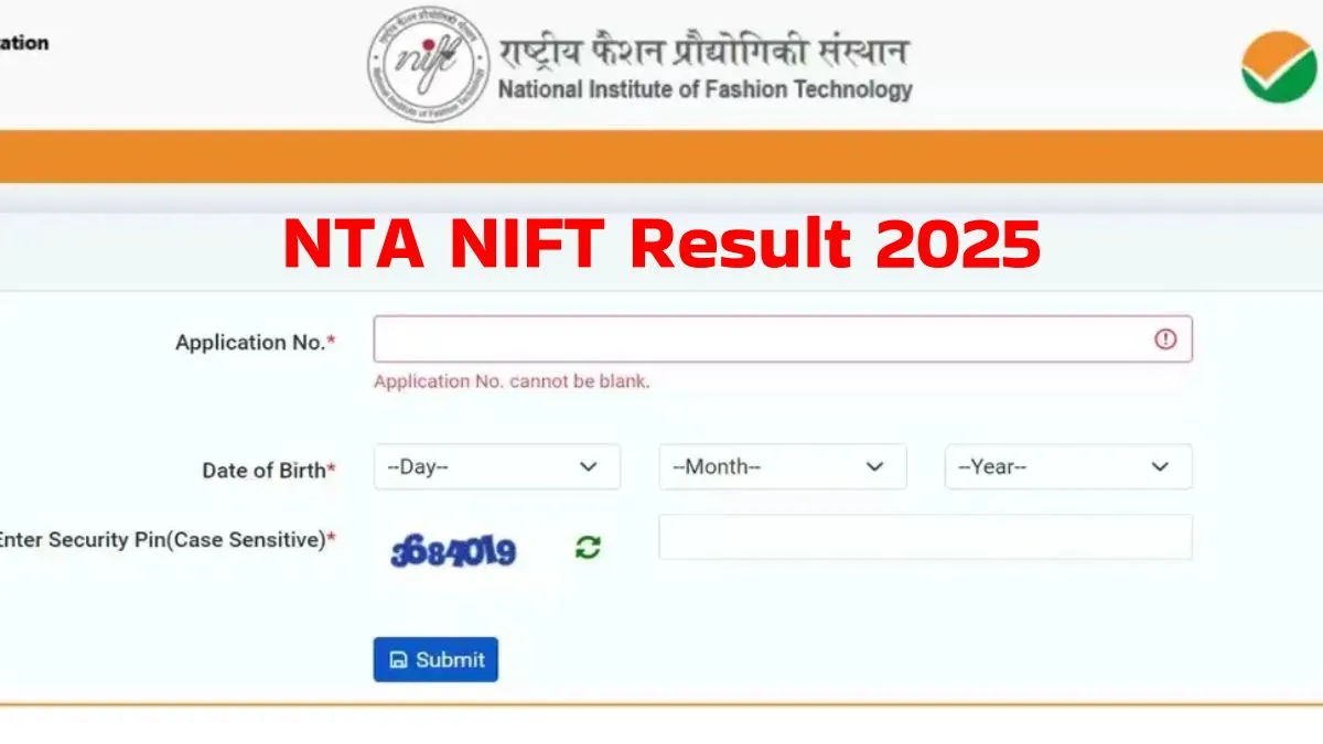 NTA NIFT Result 2025